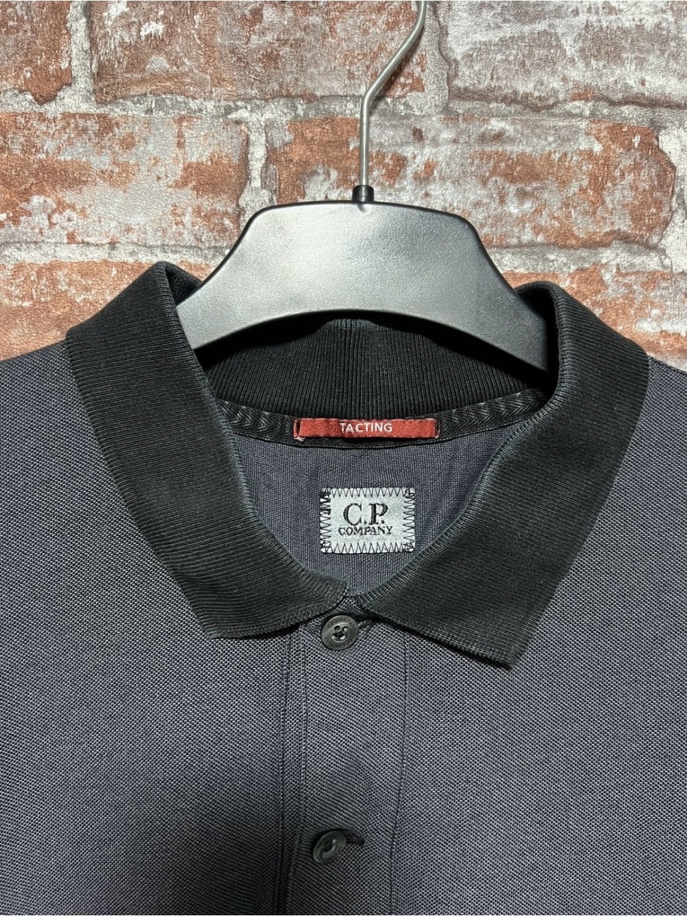 C.P. Company Charcoal Black Short-Sleeve Polo - Picture 2 of 5